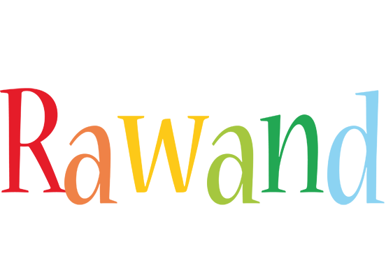Rawand birthday logo