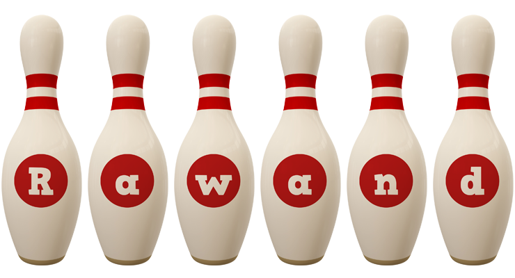 Rawand bowling-pin logo