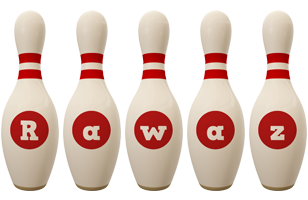 Rawaz bowling-pin logo