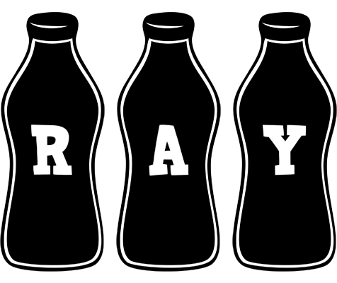 Ray bottle logo