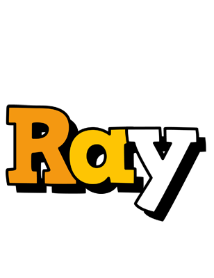 Ray cartoon logo