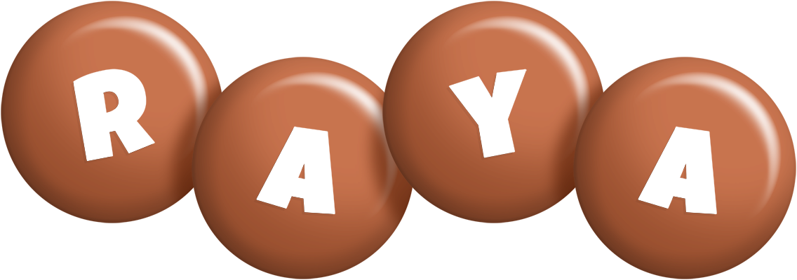 Raya candy-brown logo