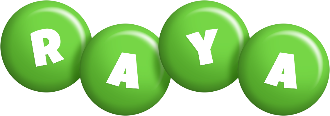 Raya candy-green logo