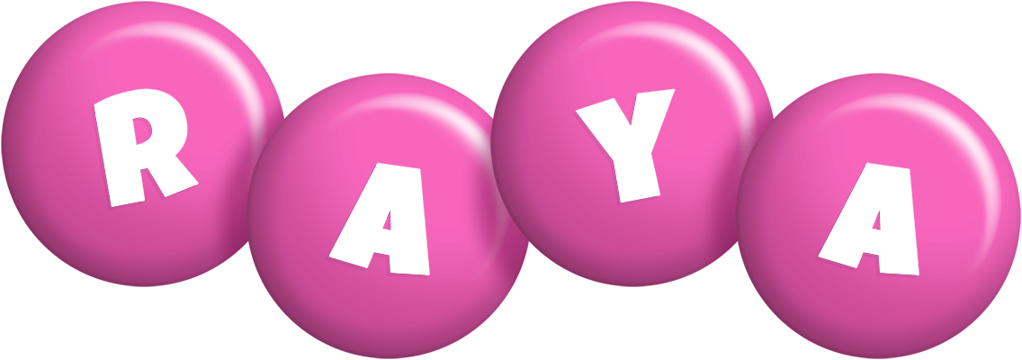 Raya candy-pink logo
