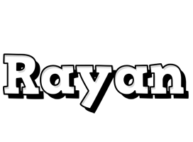 Rayan snowing logo