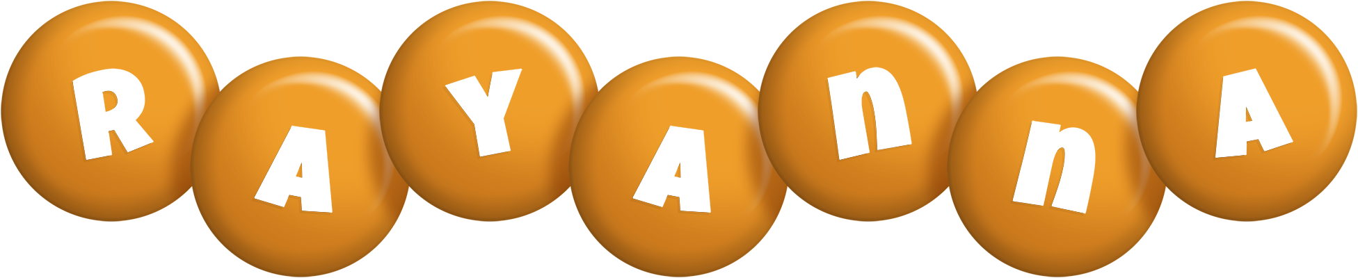 Rayanna candy-orange logo