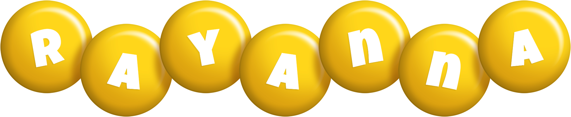 Rayanna candy-yellow logo