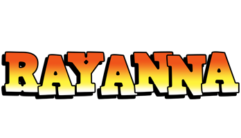 Rayanna sunset logo