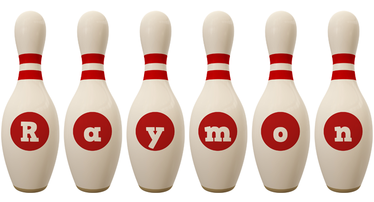 Raymon bowling-pin logo