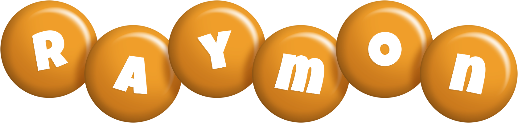 Raymon candy-orange logo