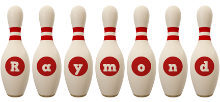 Raymond bowling-pin logo