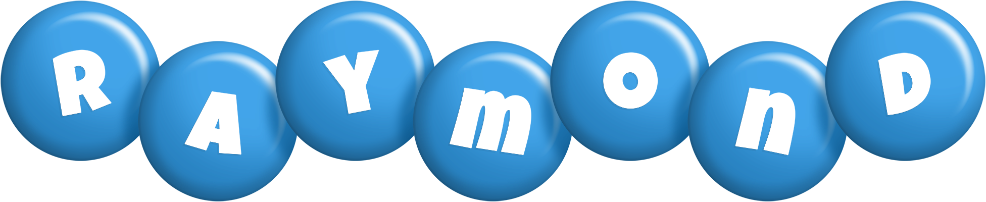 Raymond candy-blue logo