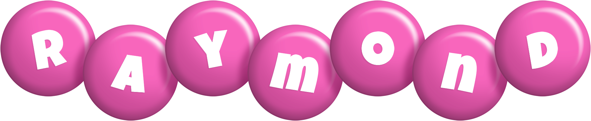 Raymond candy-pink logo