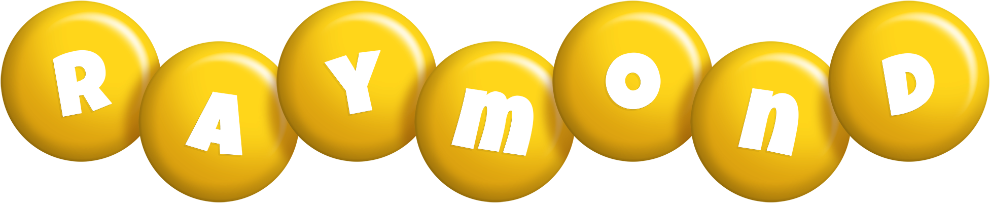 Raymond candy-yellow logo