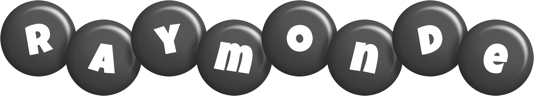 Raymonde candy-black logo