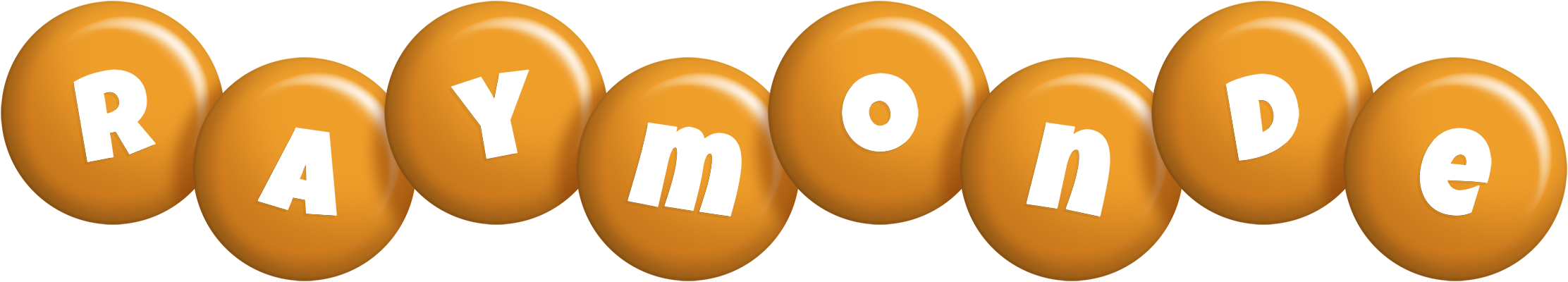 Raymonde candy-orange logo