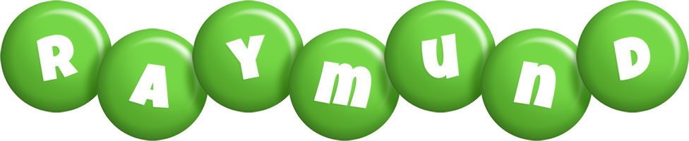 Raymund candy-green logo