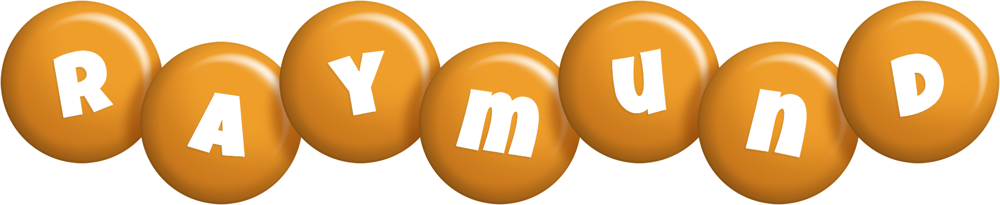 Raymund candy-orange logo