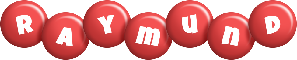 Raymund candy-red logo