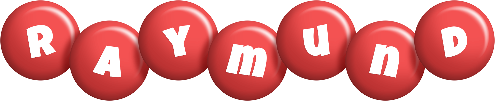 Raymund candy-red logo