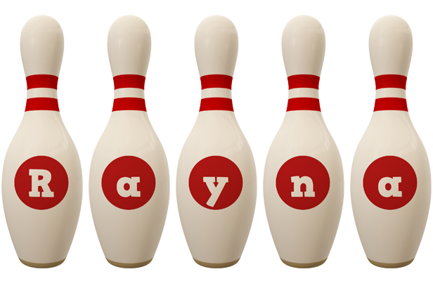 Rayna bowling-pin logo