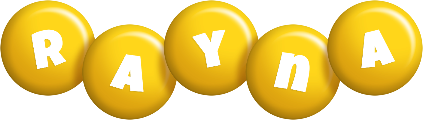 Rayna candy-yellow logo