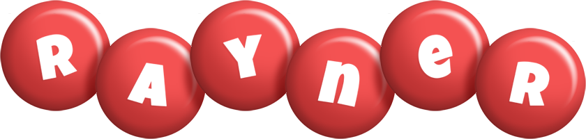 Rayner candy-red logo