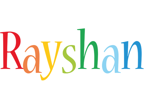 Rayshan birthday logo