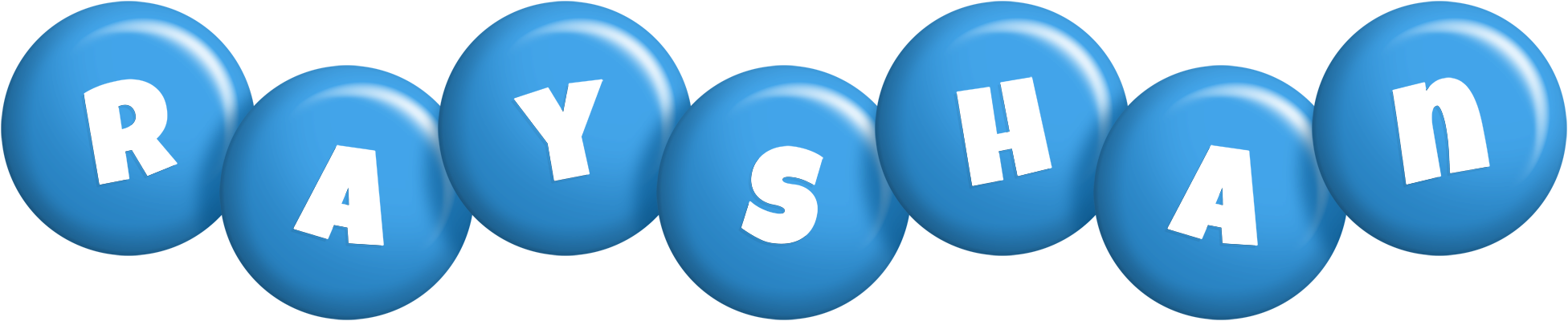 Rayshan candy-blue logo
