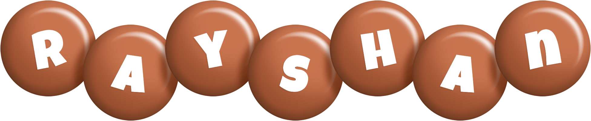 Rayshan candy-brown logo