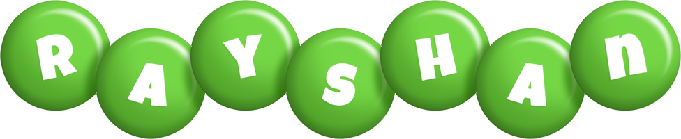 Rayshan candy-green logo