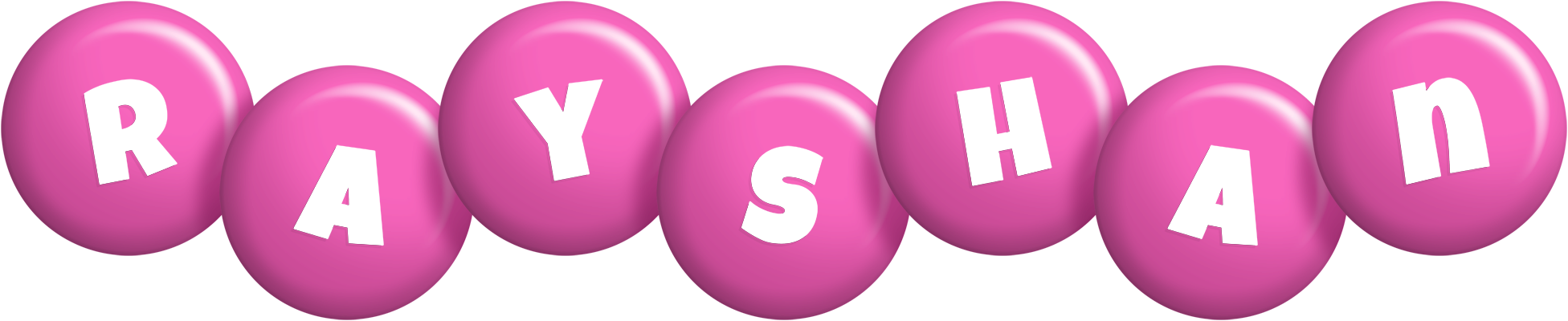 Rayshan candy-pink logo