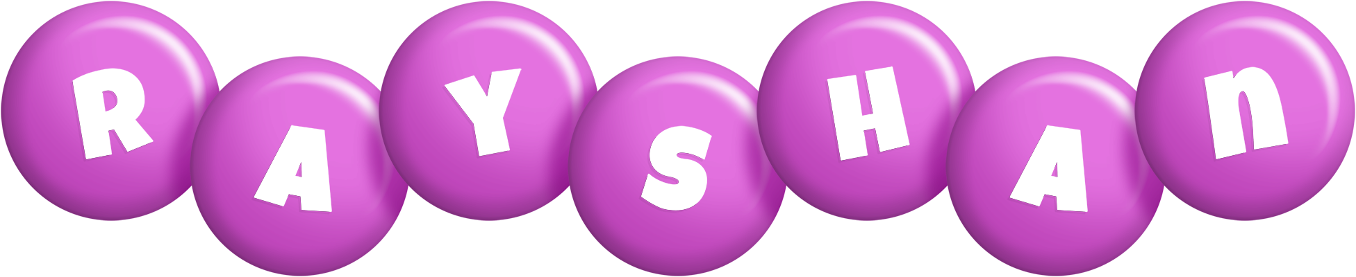Rayshan candy-purple logo