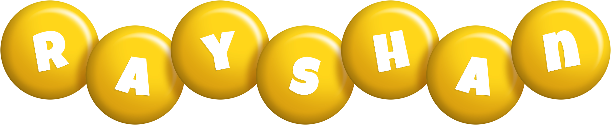 Rayshan candy-yellow logo