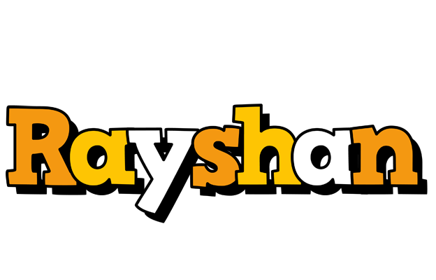 Rayshan cartoon logo
