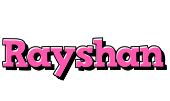 Rayshan girlish logo