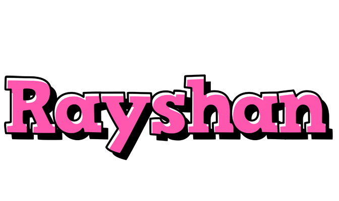 Rayshan girlish logo