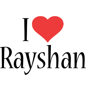 Rayshan i-love logo