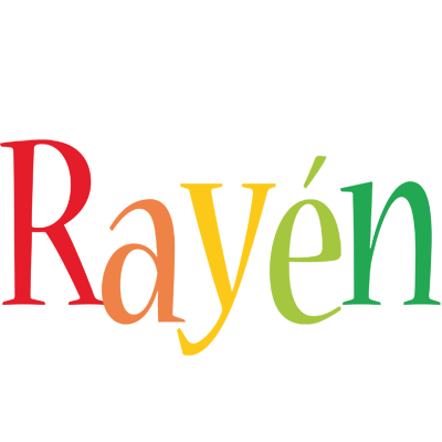 Rayén birthday logo