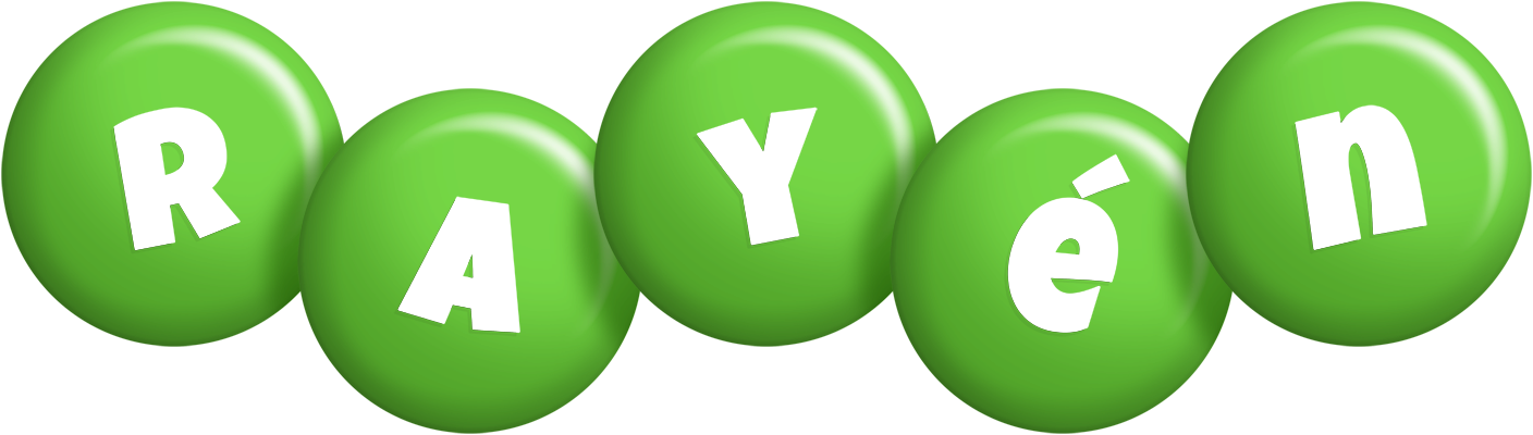 Rayén candy-green logo