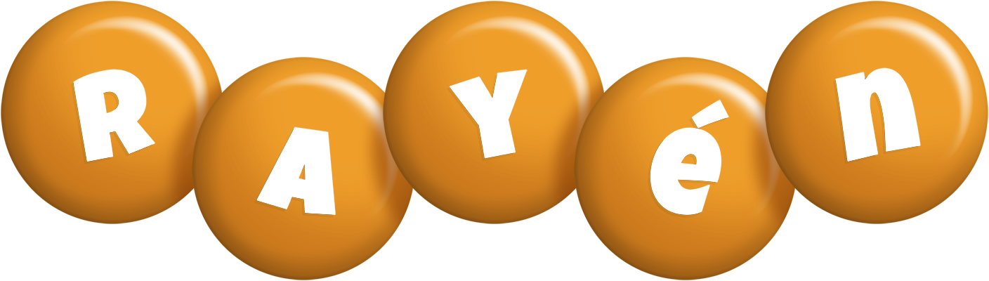 Rayén candy-orange logo