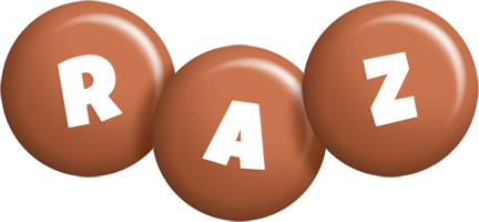 Raz candy-brown logo