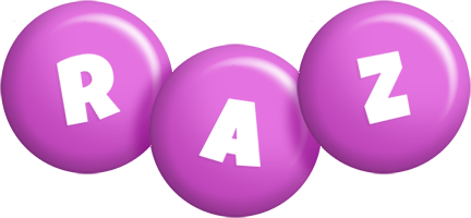 Raz candy-purple logo