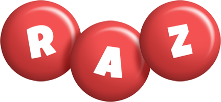 Raz candy-red logo