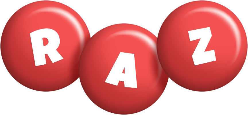 Raz candy-red logo