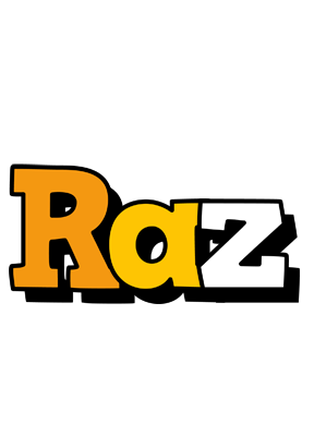Raz cartoon logo