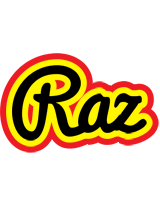 Raz flaming logo