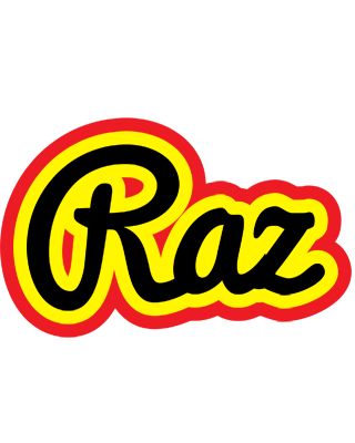 Raz flaming logo
