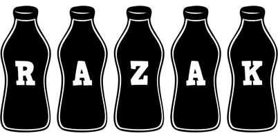 Razak bottle logo