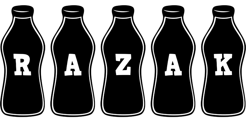 Razak bottle logo